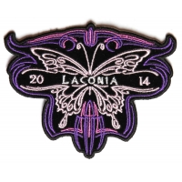 Laconia 2014 Patch Purple Butterfly